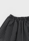 Paling Check Flare Banding Mini Skirt