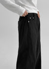 Handermit Folding Wide Cotton Pants