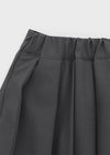 Convex Layered Pleated Skirt Pants