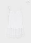 Stent Dot Frill Layered Sleeveless