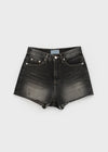 Feduff Cutting Denim Short Pants