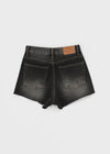 Feduff Cutting Denim Short Pants