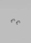 (Silver 925) Lidit Punching Ling Earrings