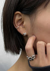 (Silver 925) Jedeal Round Ear Cuff