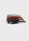 Cheate Square Slim Leather Belt