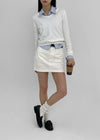 [MADE] Torrance Cotton Miniskirt