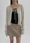Three-Tita Low Waist Mini Skirt