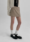 Three-Tita Low Waist Mini Skirt