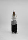 (UNISEX) Weirgen Adjuster Buckle Wide Cotton Pants