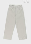 (UNISEX) Weirgen Adjuster Buckle Wide Cotton Pants