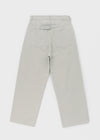 (UNISEX) Weirgen Adjuster Buckle Wide Cotton Pants