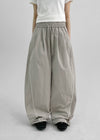 Letsho Folding Nylon Banding Two-Way Pants