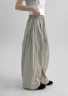 Letsho Folding Nylon Banding Two-Way Pants