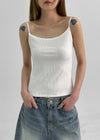 Meloburn Ribbed Strap Sleeveless