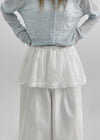 Bedding Layered Frill Banding Skirt