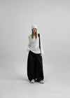 Letsho Folding Nylon Banding Two-Way Pants