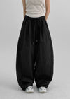 Letsho Folding Nylon Banding Two-Way Pants