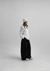 Letsho Folding Nylon Banding Two-Way Pants