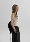 Our You Rounding Ribbed Sash Cap Built-in