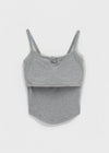 Our You Rounding Ribbed Sash Cap Built-in