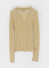 Rotoit Slimfit Collar Long Sleeve T-shirt