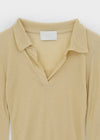 Rotoit Slimfit Collar Long Sleeve T-shirt