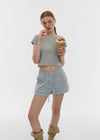 [B-BASIC] Summer Stripe Shorts