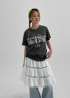 Phishing Pigment Printed Short Sleeve T-shirt