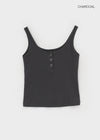 Millard Semi-Crop Button Sleeveless