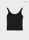 Millard Semi-Crop Button Sleeveless