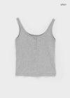 Millard Semi-Crop Button Sleeveless
