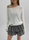 Hello City Boat Neck Summer Knit