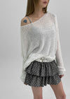 Hello City Boat Neck Summer Knit