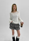 Hello City Boat Neck Summer Knit