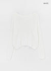 Hello City Boat Neck Summer Knit