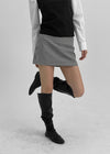 Three-Tita Low Waist Mini Skirt