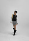 Three-Tita Low Waist Mini Skirt