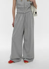 [B-BASIC] Airsweat Wide Two-Way Banding Pants