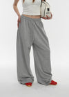 [B-BASIC] Airsweat Wide Two-Way Banding Pants
