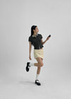 Three-Tita Low Waist Mini Skirt