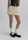 Three-Tita Low Waist Mini Skirt