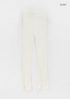 Kumma Button Ribbed Bootcut Leggings