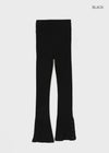 Kumma Button Ribbed Bootcut Leggings