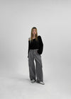 Bulvet Boatneck Cropped Knit