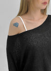 Bulvet Boatneck Cropped Knit