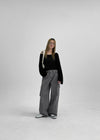 Bulvet Boatneck Cropped Knit