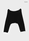 Bulvet Boatneck Cropped Knit