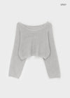 Bulvet Boatneck Cropped Knit