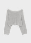Bulvet Boatneck Cropped Knit