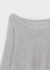 Bulvet Boatneck Cropped Knit